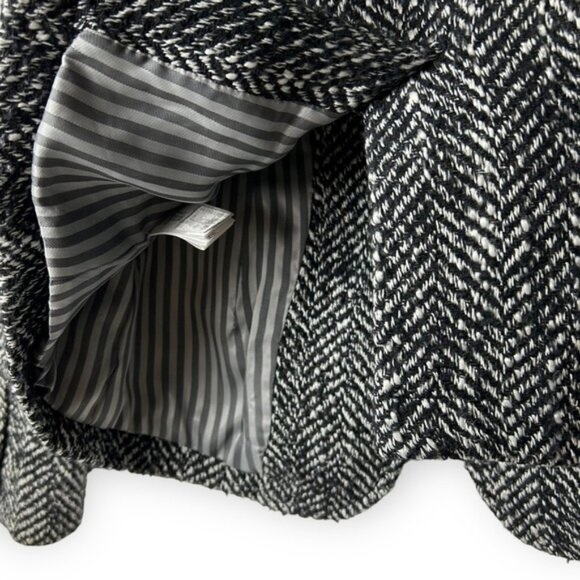 Moussy Vintage Black & White  Tweed Blazer 2 - Picture 7 of 13